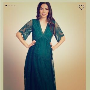 Pink blush maternity dress